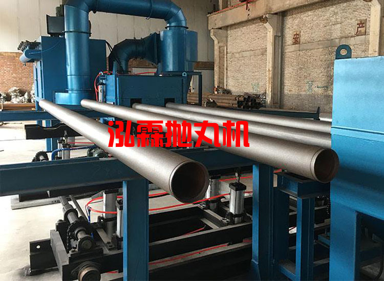 鋼管內壁拋丸機，噴砂除銹設備